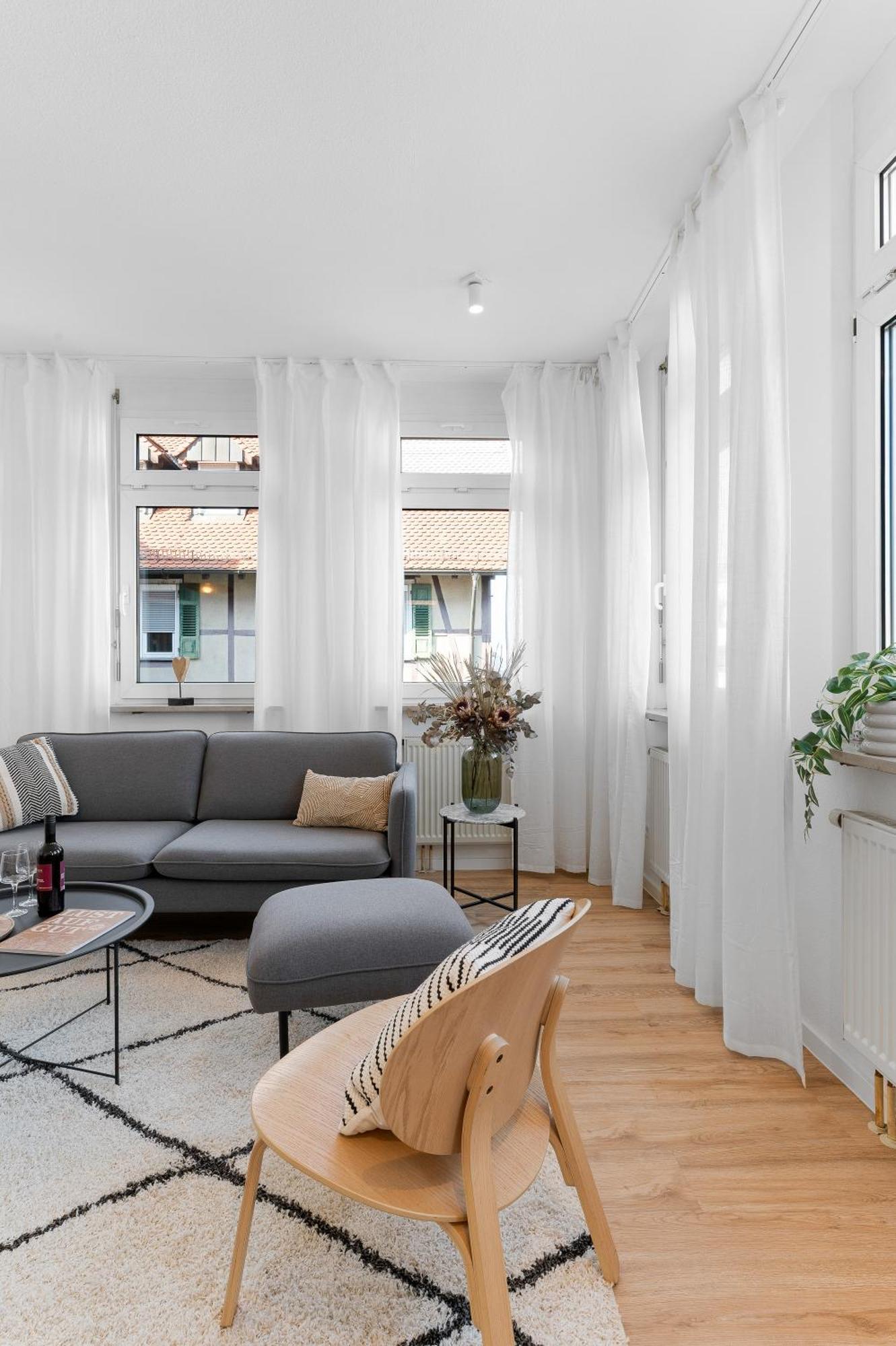 Helle Zentrumsnahe Familienfreundliche Apartment Fellbach